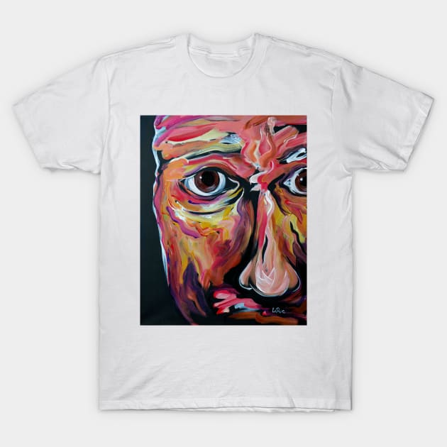 Abstract Face T-Shirt by Dual Rogue